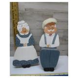 WOODEN GRANMA & PA