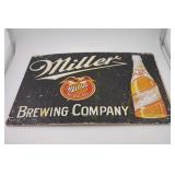 MILLER BREWING COMPANY SIGN- HAS A SLIGHT BEND