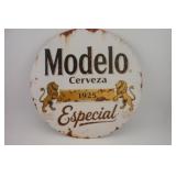 MODELO CERVEZA ESPECIAL VINTAGE STYLE ROUND SIGN
