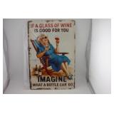 GRANNY IF A GLASS OF WINE IS GOOD FOR YOU IMAGINE