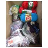 BOX LOT OF YARN