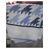 QUEEN QUILTED MACHINE-MADE BLANKET