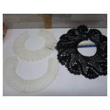 VINTAGE HANDMADE CROCHET LACE COLLAR