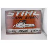 STIHL CHAIN SAW SALES, SERVICE, & REPAIR SIGN