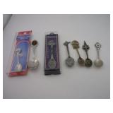 VINTAGE PEWTER & SILVER PLATED COLLECTOR SPOONS