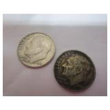 1957 & 1961 ROOSEVELT DIMES