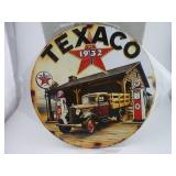 TEXACO GAS STATION & OLD PICKUP TRUCK SIGN