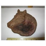 CAST IRON HORSE HEAD ASHTRAY