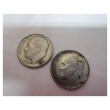 1954 & 1963 ROOSEVELT DIMES