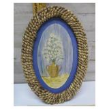 OIL ON CANVAS SEASHELL FRAME