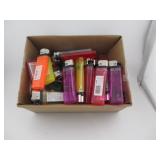 BOX FULL OF LIGHTERS MOST ARE NEW
