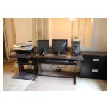ALL FOR ONE MONEY COMPUTER DESK, COMPUTER, &