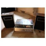 JC PENNY STEREO & 2 SPEAKERS - UNTESTED
