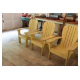 3 ADIRONDACK CHAIRS