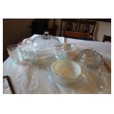GLASSWARE - CAKE DOME, LIDS, & PYREX