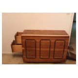 MCM SEWING TABLE 36.5 X 14.5 X 28 INCHES