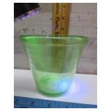 GREEN DEPRESSION MEASURING CUP - HAS A CHIGGER