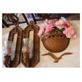 VINTAGE WICKER LOOK DECOR