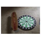 VINTAGE SKATEBOARD & DART BOARD