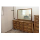 WHITE FURNITURE COMPANY DRESSER WITH MIRROR 62 X