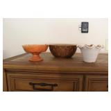 MCCOY AND HAEGER PLANTERS, CERAMIC BOWL