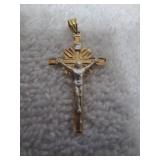 14 KT GOLD CROSS