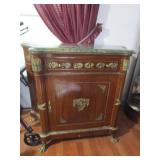 REPRODUCTION FRENCH LOUIS XVI MARBLE CABINET
