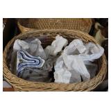 BASKET WITH FIGURINES