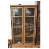 CURIO CABINET 30 X 15 1/2 X 53 1/2
