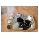 GLASSWARE BOX LOT