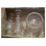 PINK DEPRESSION GLASSWARE