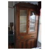 ANTIQUE HUTCH 34 X 16 1/2 X 70 INCHES