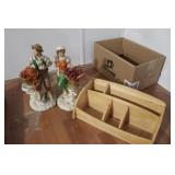 ORGANIZER & ITALIAN-STYLE RESIN STATUES