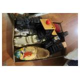 AVON DECANTERS & WOODEN SHOE