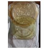 DEPRESSION GLASS PLATES