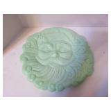 JADE GLASS SANTA FACE