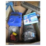 STEP HITCH, CROCKGUN, FUNNEL. & AIR COMPRESSOR