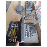 DRILL BITS, GAGES, SMALL VICE, & SOCKETS