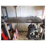 NICE METAL WORKSHOP TABLE 55 X 2 X 3 FEET