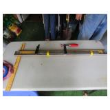 DRYWALL SQUARE, LEVEL, & VICE CLAMP