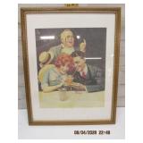 NORMAN ROCKWELL FRAMED PICTURE