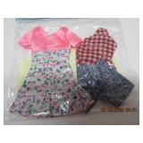 90'S BARBIE COUNTRY SHORTS, TOP, & PINK FLORAL