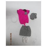 BARBIE SPORTING LIFE 1990'S #777 TOP, SKIRT, &
