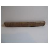 NICE NEW BAMBOO HANDLE & SHEATH KNIFE
