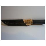 NEW DRAGON HEAD KNIFE WITH SHEATH
