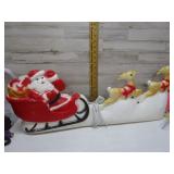 BLOW MOLD UNION PRODUCT SANTA + REINDEERS