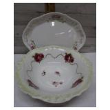 VINTAGE SERVING BOWL + PLATTER