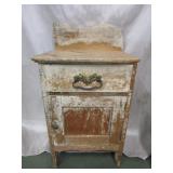 CHIPPY PAINT SIDE TABLE 22 X 15 X 12