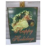 HAPPY HOLIDAYS TIN SIGN