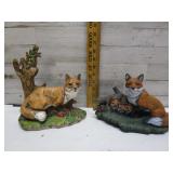 CERAMIC FOXES